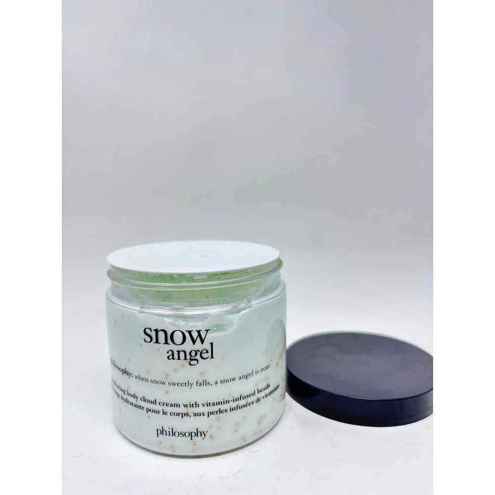 Philosophy Snow Angel Hydrating Body Cloud Cream Vitamin Infused Beads 16oz New